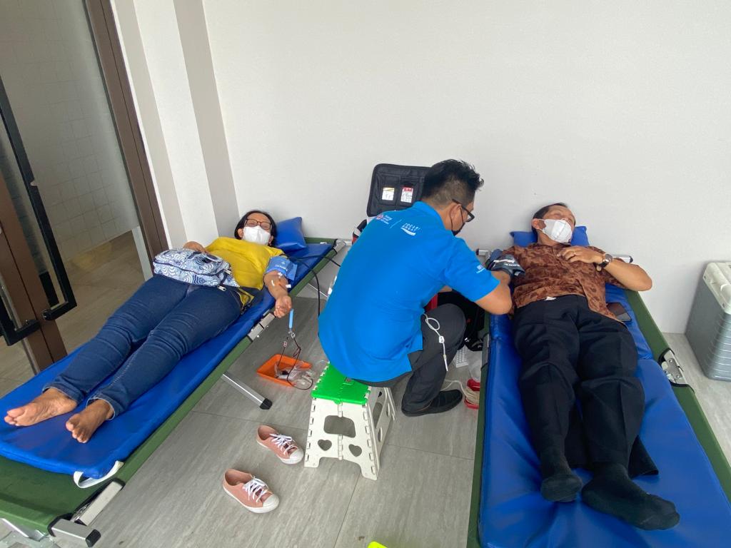 Koordinator petugas donor darah kang ruli